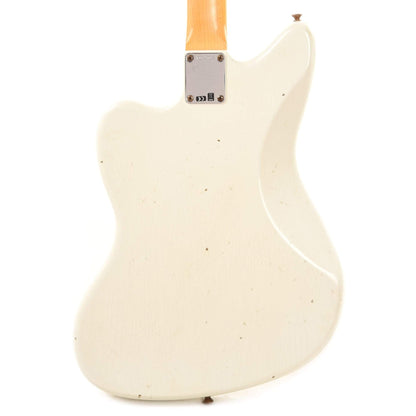 Fender Custom Shop 1966 Jazzmaster "Chicago Special" Journeyman Aged Olympic White w/Painted Headcap Electric Guitars / Solid Body