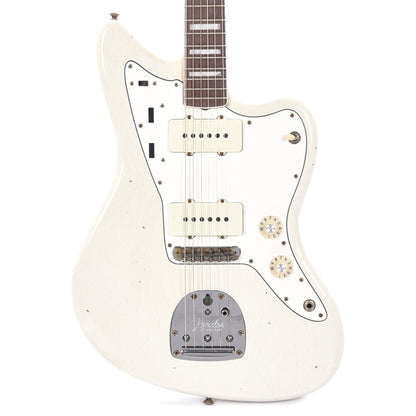 Fender Custom Shop 1966 Jazzmaster "Chicago Special" Journeyman Aged Olympic White w/Painted Headcap Electric Guitars / Solid Body