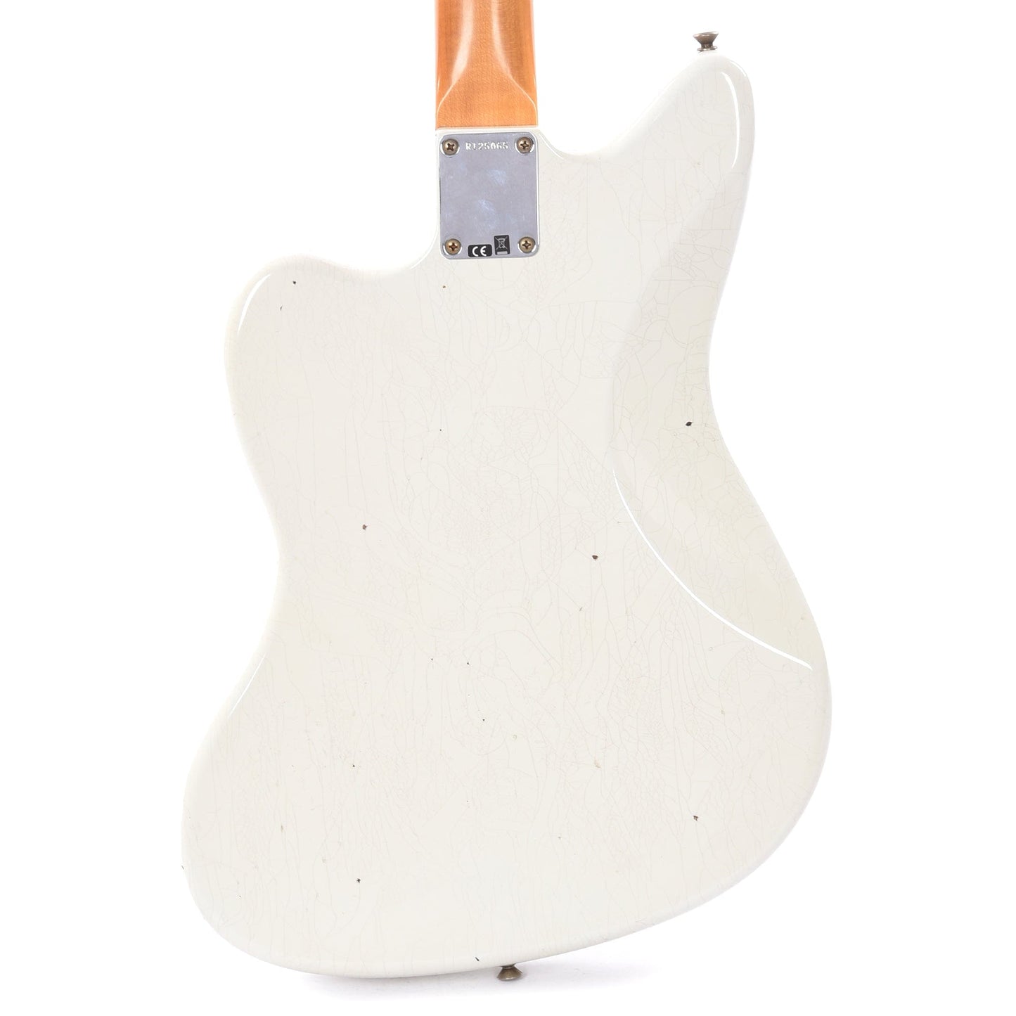 Fender Custom Shop 1966 Jazzmaster "Chicago Special" Journeyman Aged Olympic White w/Painted Headcap Electric Guitars / Solid Body