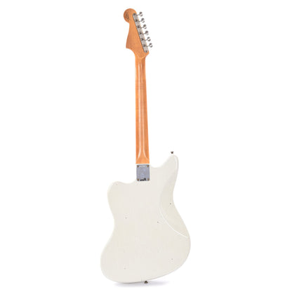 Fender Custom Shop 1966 Jazzmaster "Chicago Special" Journeyman Aged Olympic White w/Painted Headcap Electric Guitars / Solid Body