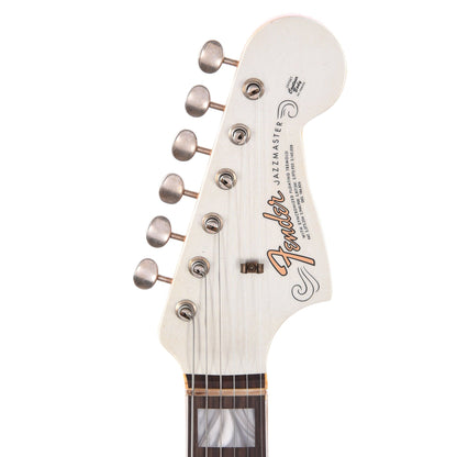 Fender Custom Shop 1966 Jazzmaster "Chicago Special" Journeyman Aged Olympic White w/Painted Headcap Electric Guitars / Solid Body