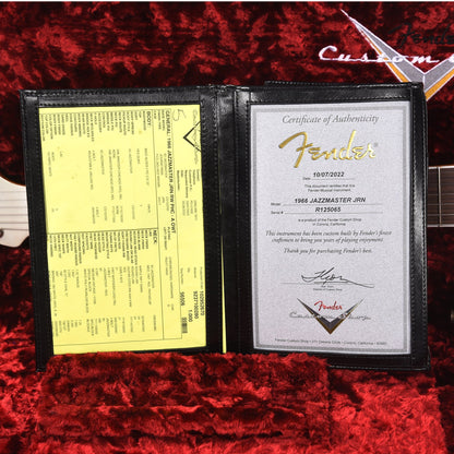 Fender Custom Shop 1966 Jazzmaster "Chicago Special" Journeyman Aged Olympic White w/Painted Headcap Electric Guitars / Solid Body