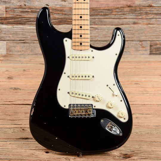 Fender Custom Shop 1966 Stratocaster Relic Black 2006 Electric Guitars / Solid Body