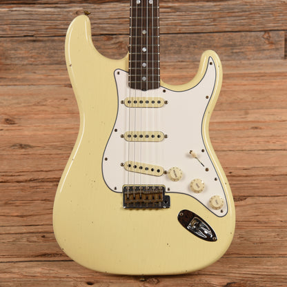 Fender Custom Shop 1967 Stratocaster Reissue Journeyman Relic Olympic White 2022 Electric Guitars / Solid Body