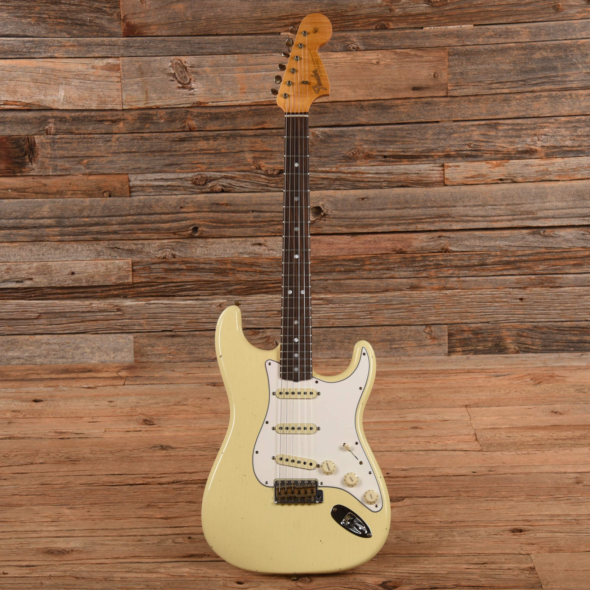 Fender Custom Shop 1967 Stratocaster Reissue Journeyman Relic Olympic White 2022 Electric Guitars / Solid Body