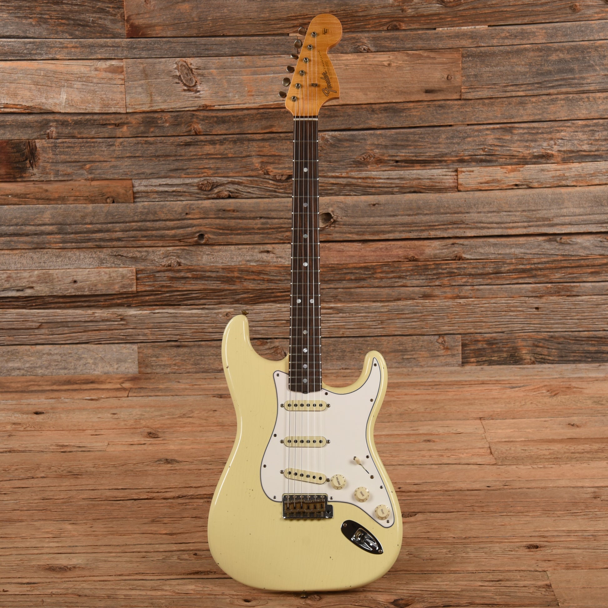 Fender Custom Shop 1967 Stratocaster Reissue Journeyman Relic Olympic White 2022 Electric Guitars / Solid Body