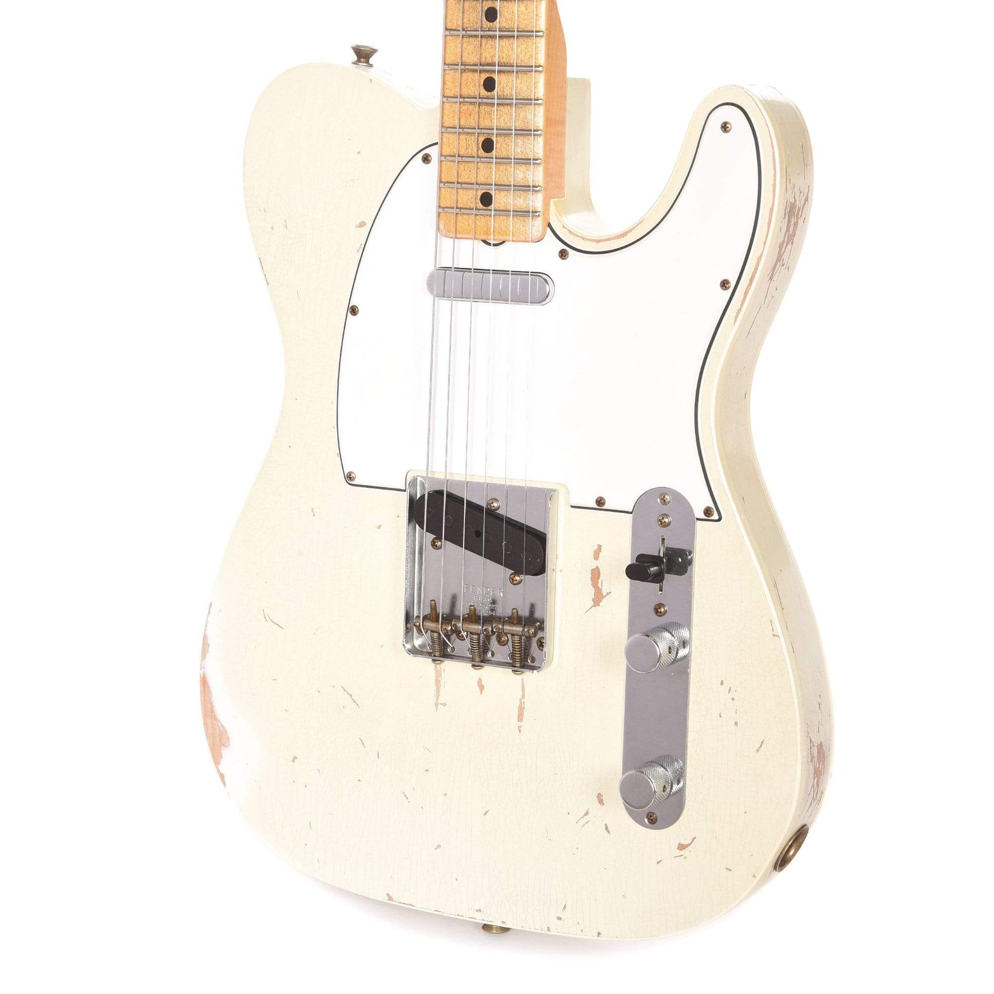 Fender Custom Shop 1967 Telecaster Relic Aged Olympic White Master Built by Dennis Galuszka Electric Guitars / Solid Body