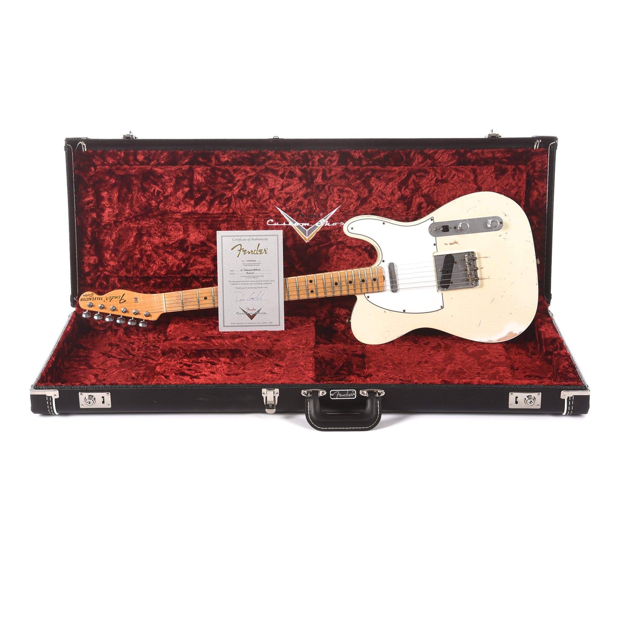 Fender Custom Shop 1967 Telecaster Relic Aged Olympic White