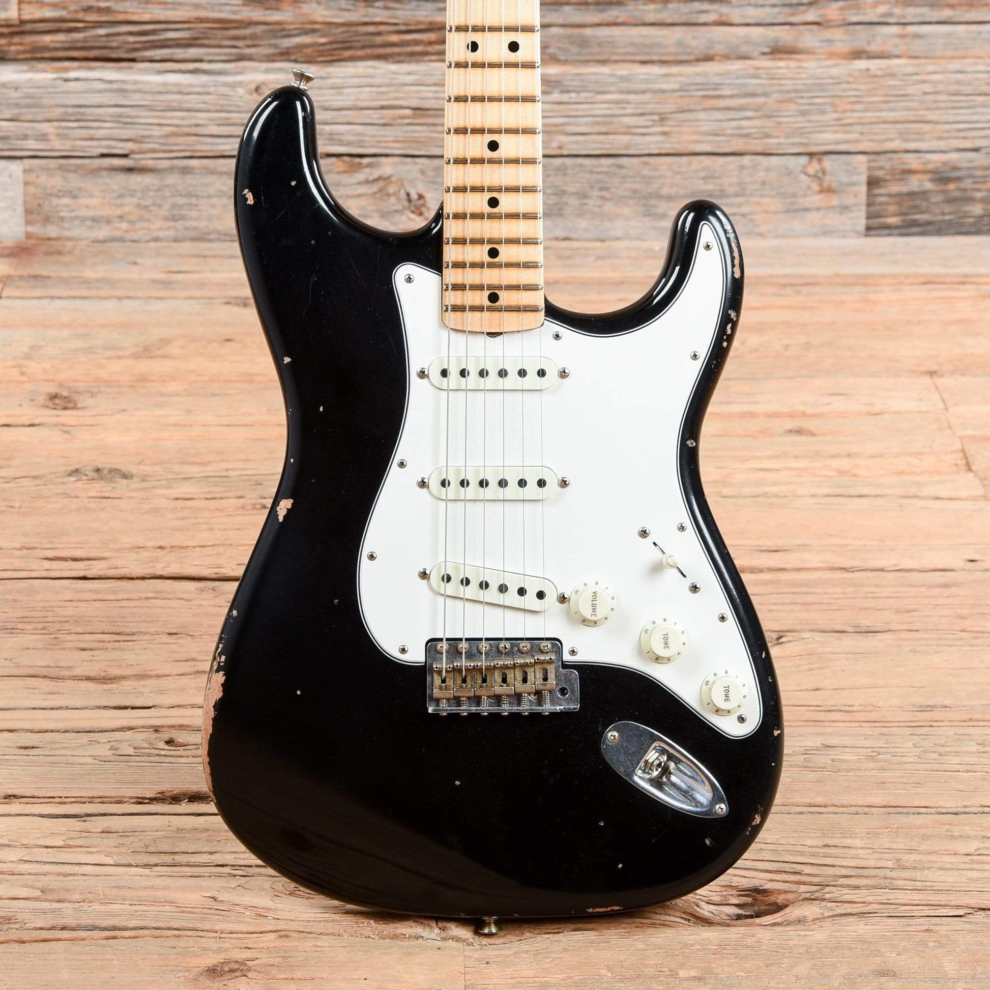 Fender Custom Shop 1968 Stratocaster Relic Black 2020 Electric Guitars / Solid Body