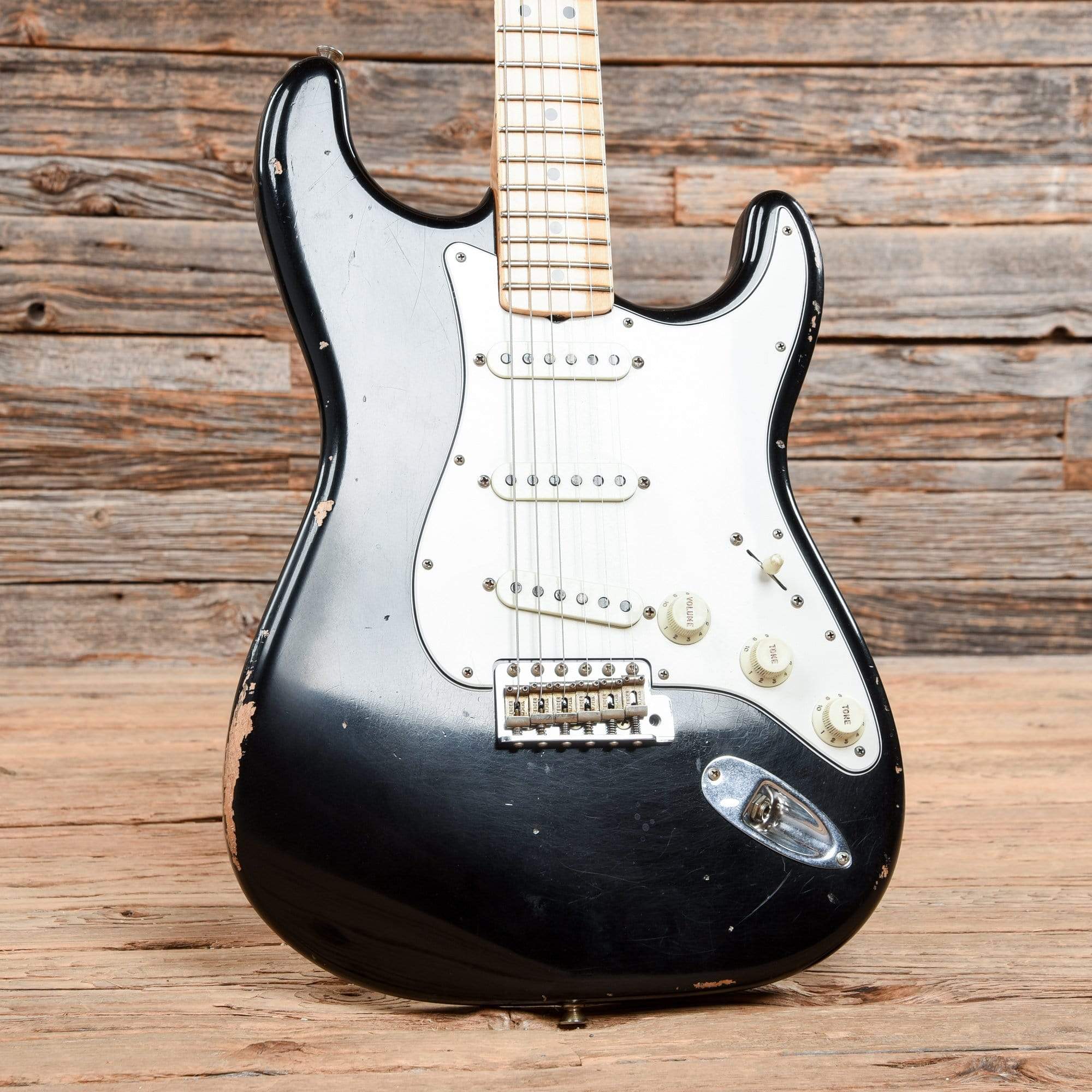 Fender Custom Shop 1968 Stratocaster Relic Black 2020 Electric Guitars / Solid Body