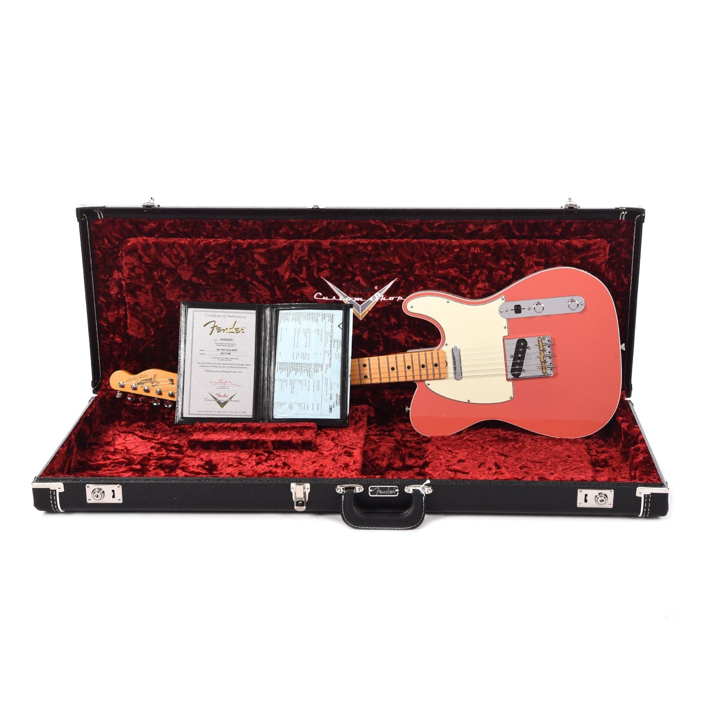 Fender Custom Shop 1968 Telecaster Custom 2-Tone "Chicago Special" NOS Faded Aged Tahitian Coral/Aged Olympic White Electric Guitars / Solid Body