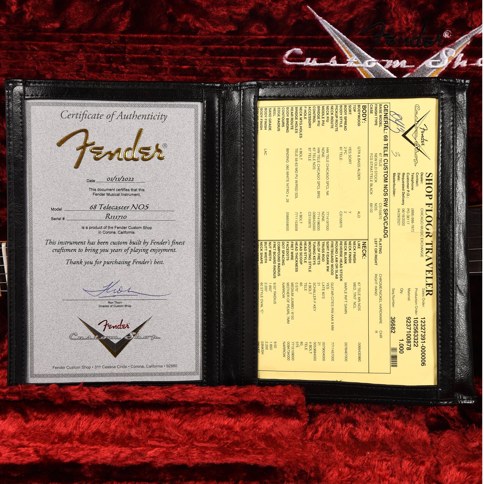 Fender Custom Shop 1968 Telecaster Custom 2-Tone 