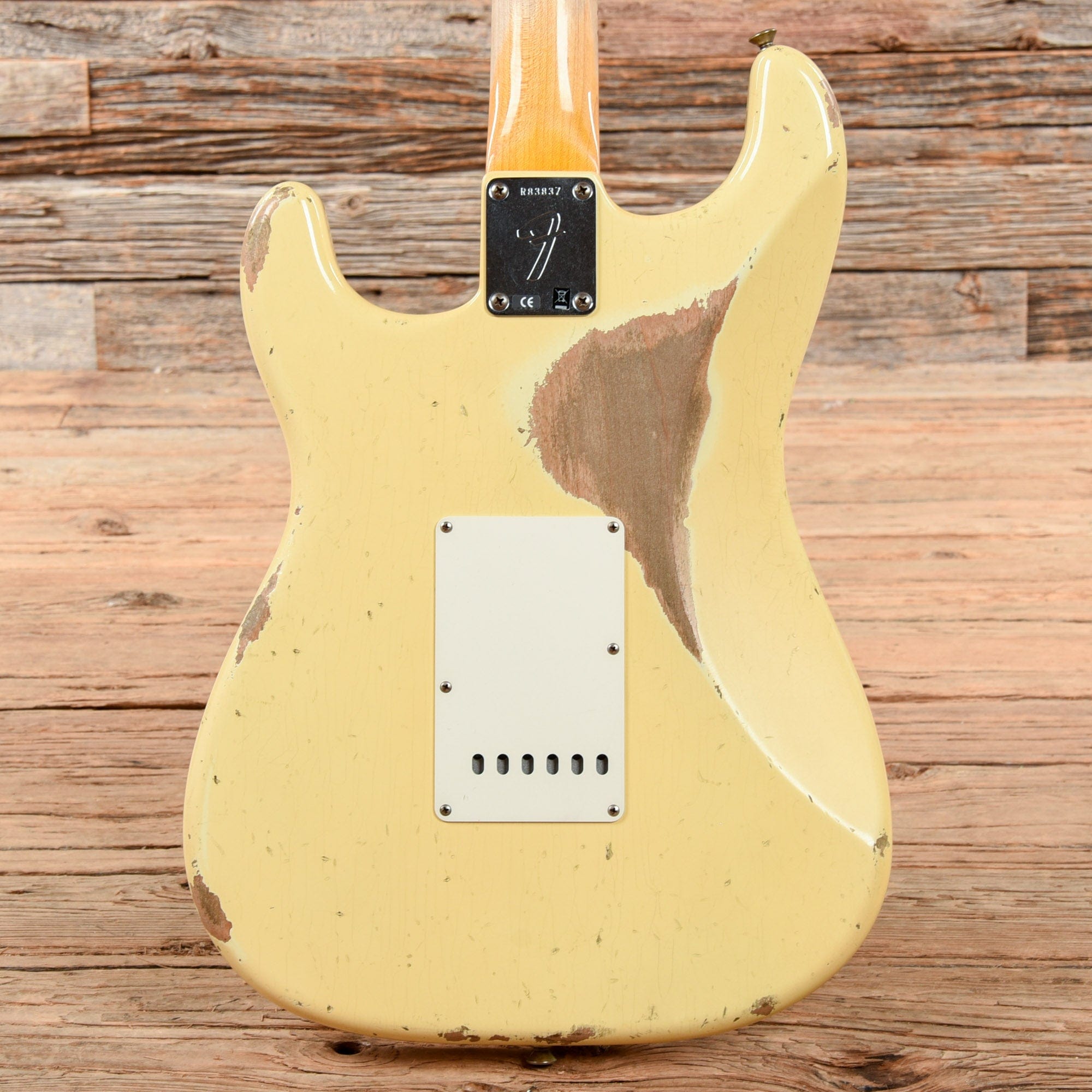 Fender Custom Shop 1969 Stratocaster Heavy Relic Aged Vintage White 2016 Electric Guitars / Solid Body