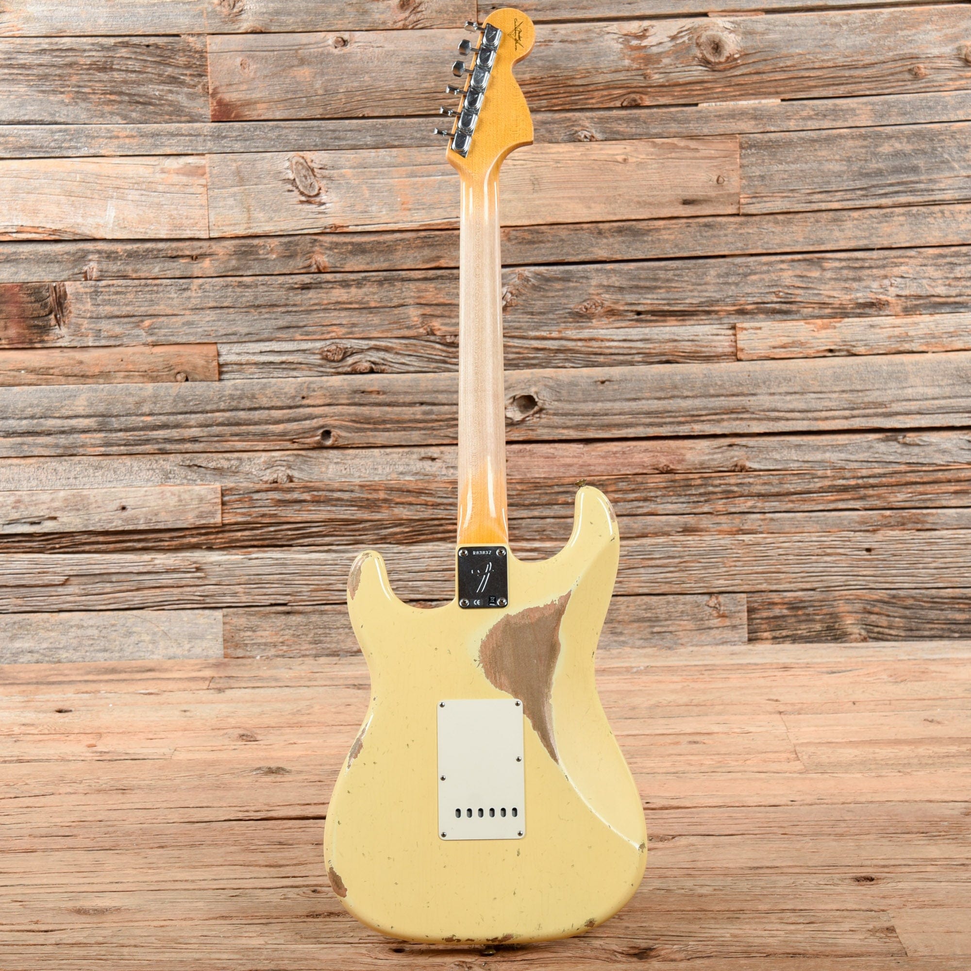 Fender Custom Shop 1969 Stratocaster Heavy Relic Aged Vintage White 2016 Electric Guitars / Solid Body