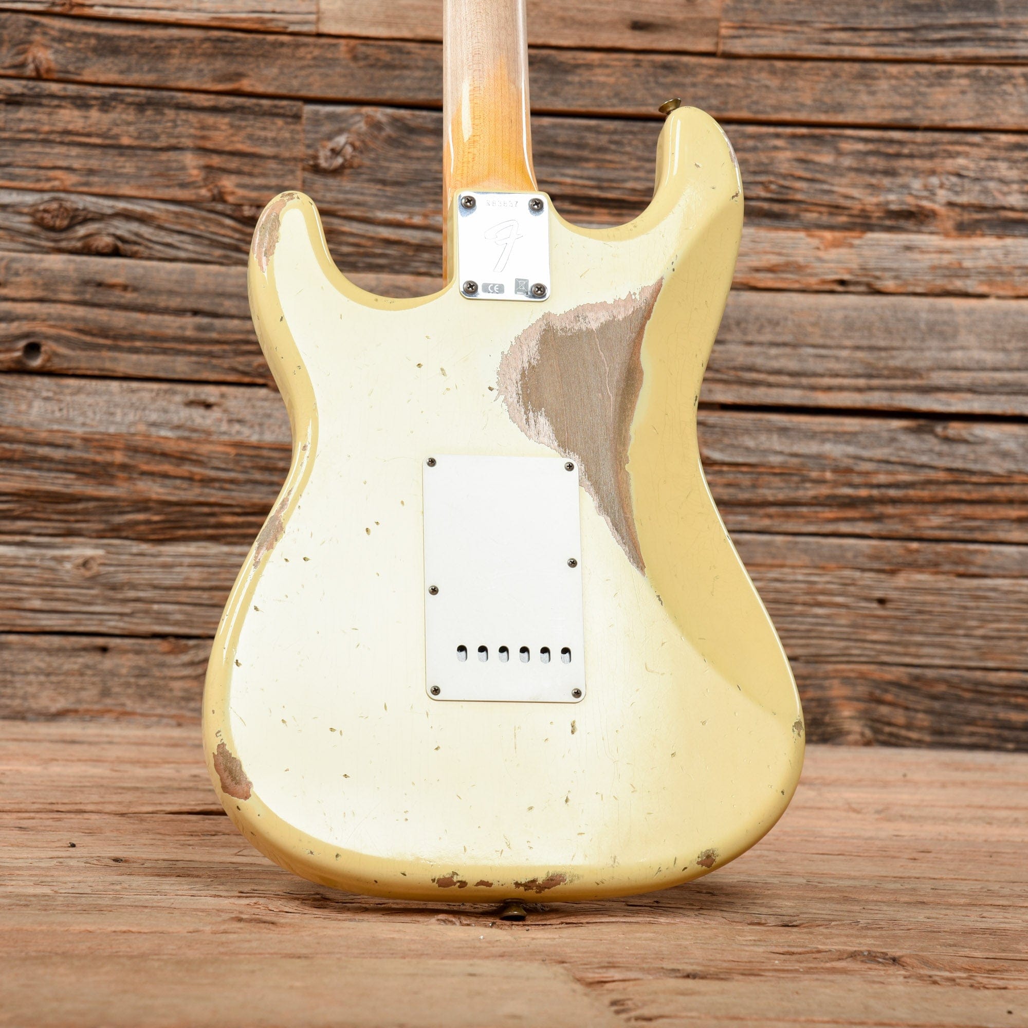 Fender Custom Shop 1969 Stratocaster Heavy Relic Aged Vintage White 2016 Electric Guitars / Solid Body