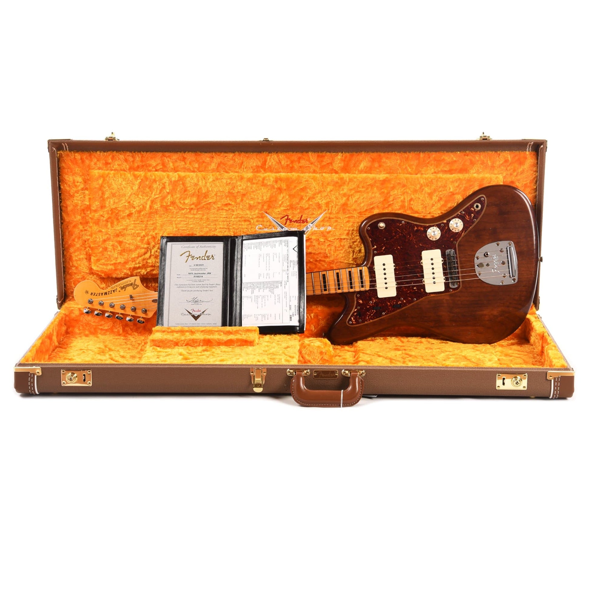 Fender Custom Shop 1970 Jazzmaster "Chicago Special" Journeyman Faded/Aged Mocha Electric Guitars / Solid Body