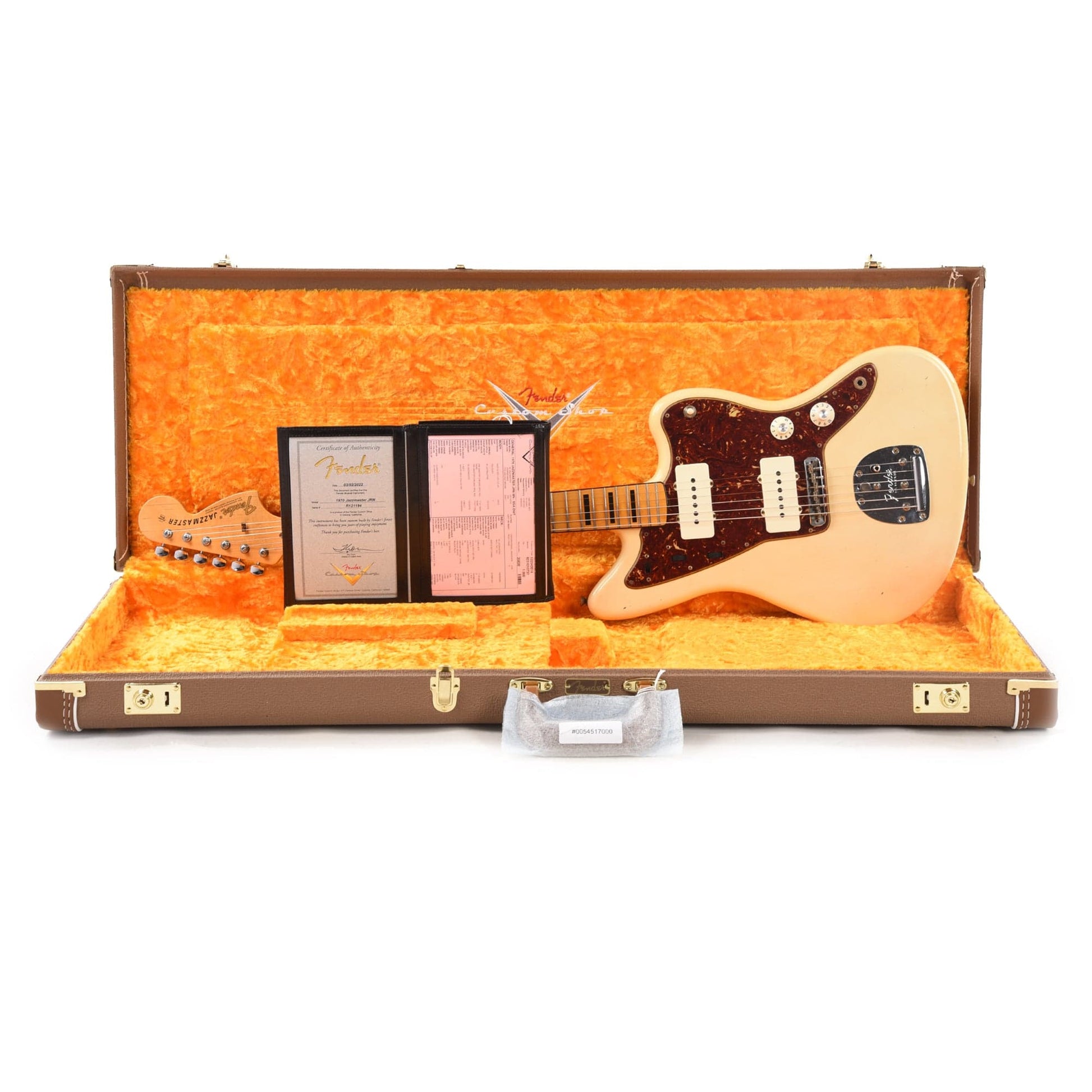 Fender Custom Shop 1970 Jazzmaster "Chicago Special" Journeyman Super Super Aged Olympic White Electric Guitars / Solid Body