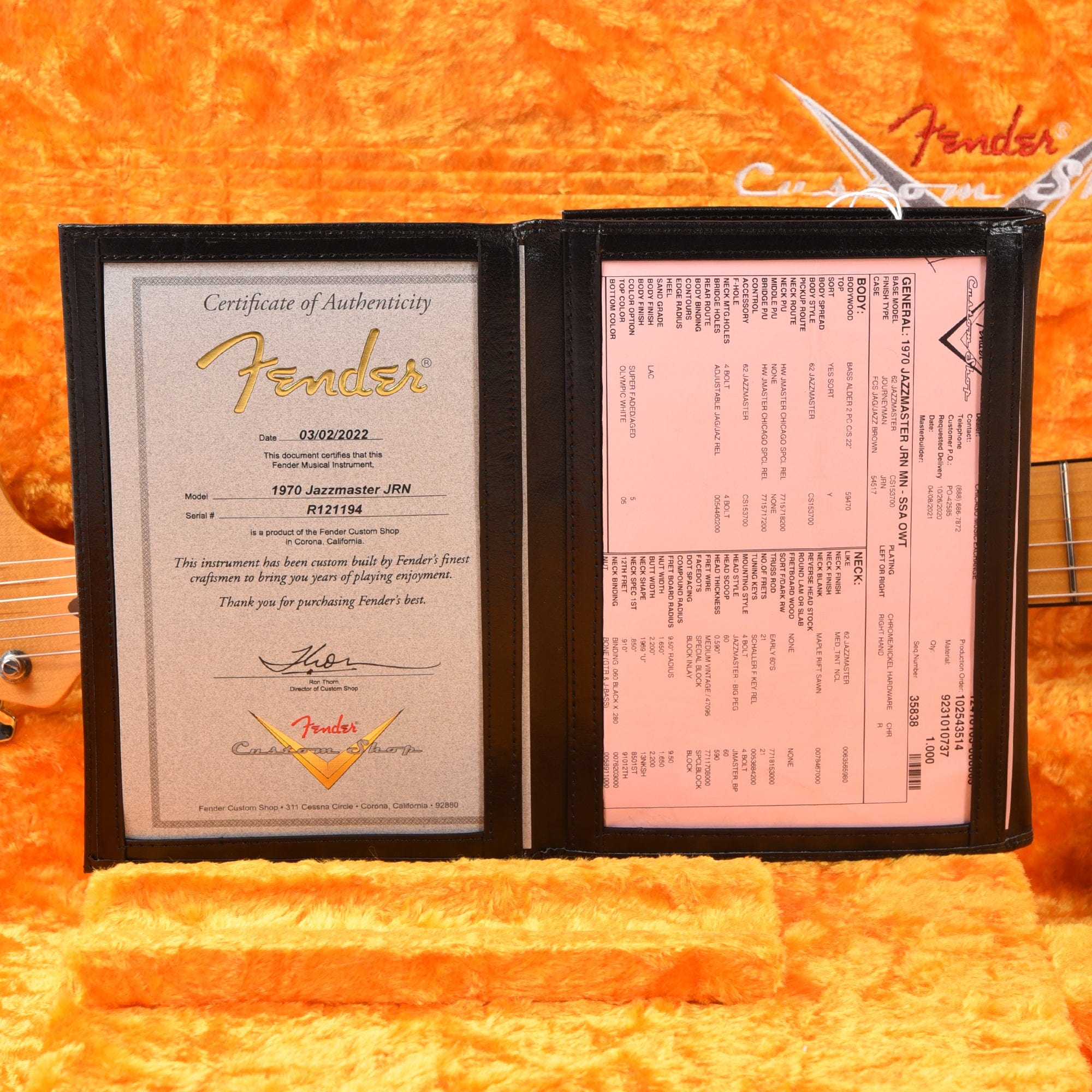 Fender Custom Shop 1970 Jazzmaster 