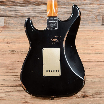 Fender Custom Shop 2017 Limited Fat Roasted 1956 Stratocaster Relic Aged Black 2017 Electric Guitars / Solid Body