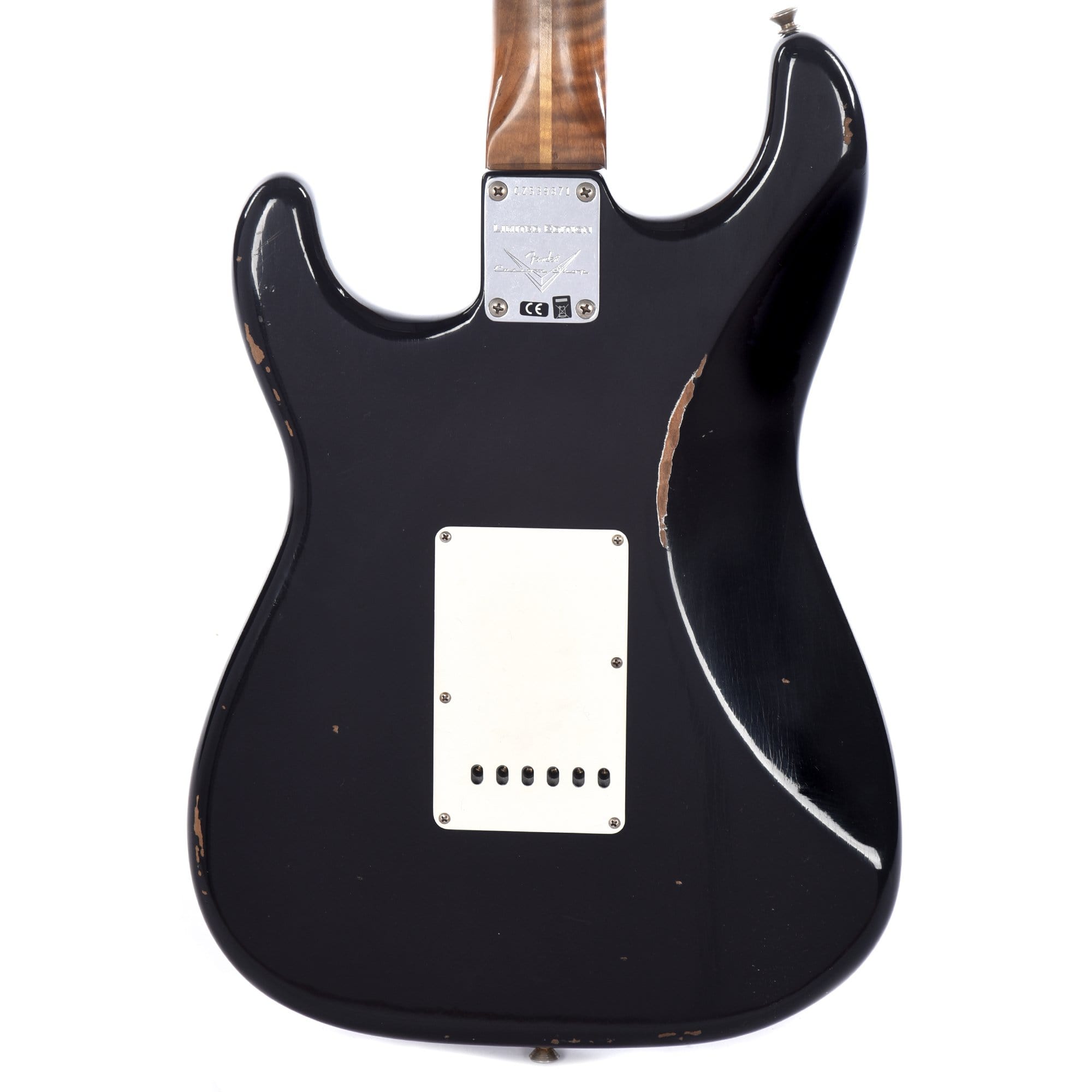 Fender Custom Shop 2018 Limited Roasted Tomatillo Stratocaster Relic Aged Black Electric Guitars / Solid Body