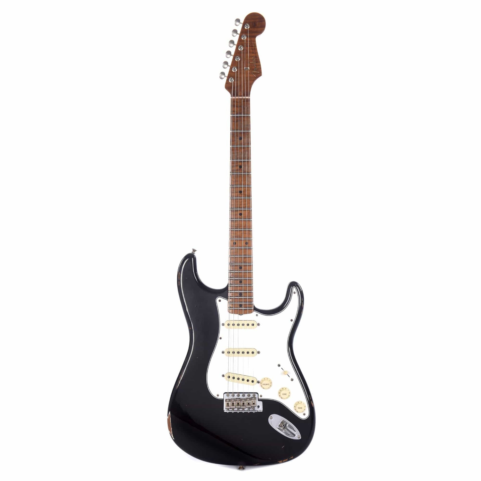 Fender Custom Shop 2018 Limited Roasted Tomatillo Stratocaster Relic Aged Black Electric Guitars / Solid Body
