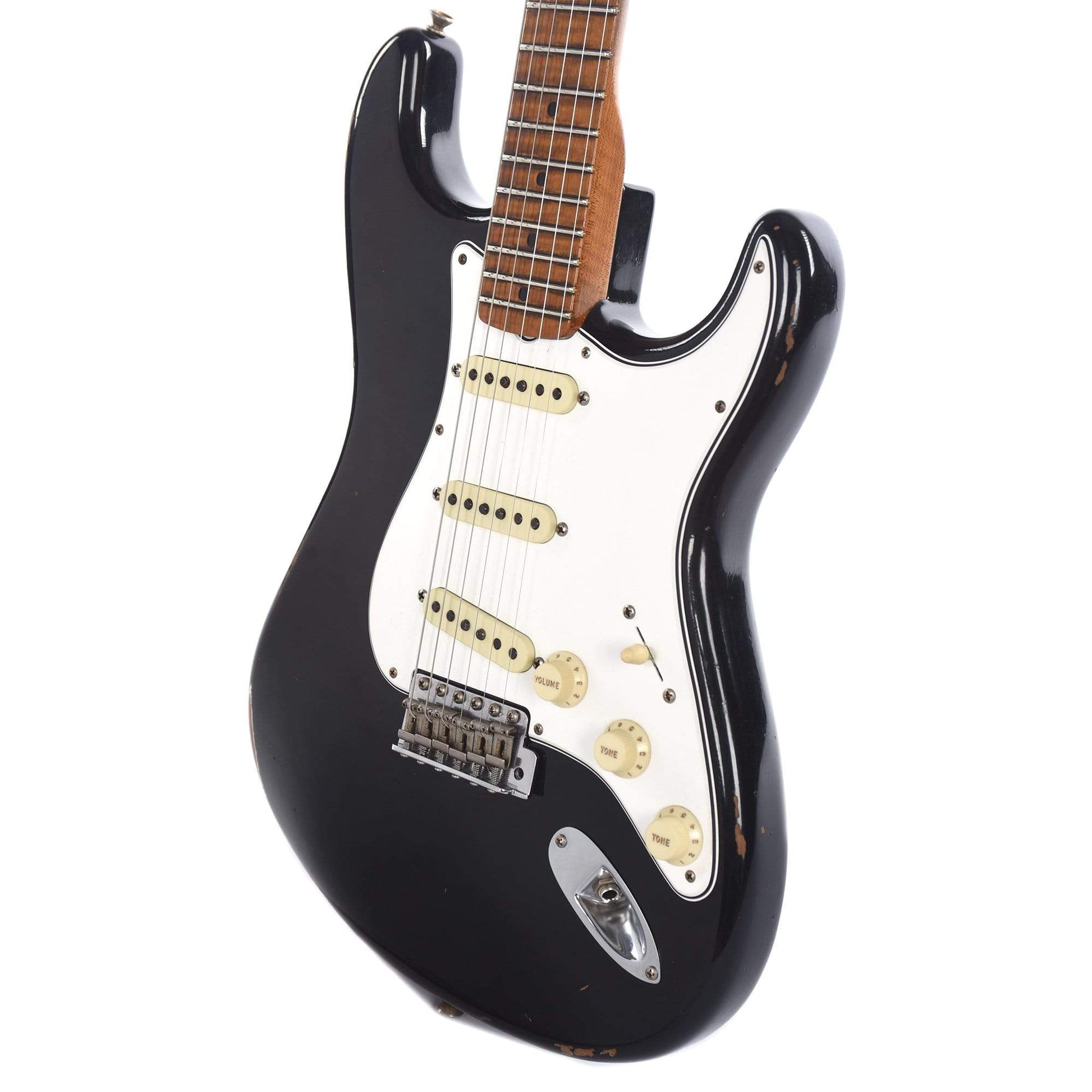 Fender Custom Shop 2018 Limited Roasted Tomatillo Stratocaster Relic Aged Black Electric Guitars / Solid Body