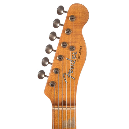 Fender Custom Shop 2019 Limited Edition '50s Vibra Telecaster Heavy Relic Aged Black Electric Guitars / Solid Body