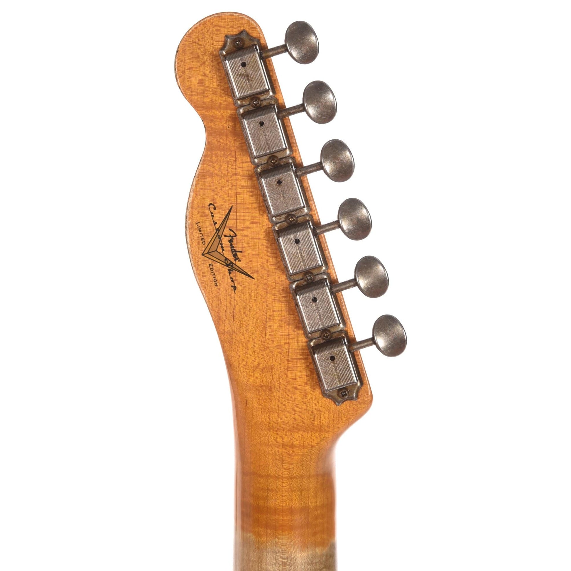 Fender Custom Shop 2019 Limited Edition '50s Vibra Telecaster Heavy Relic Aged Black Electric Guitars / Solid Body
