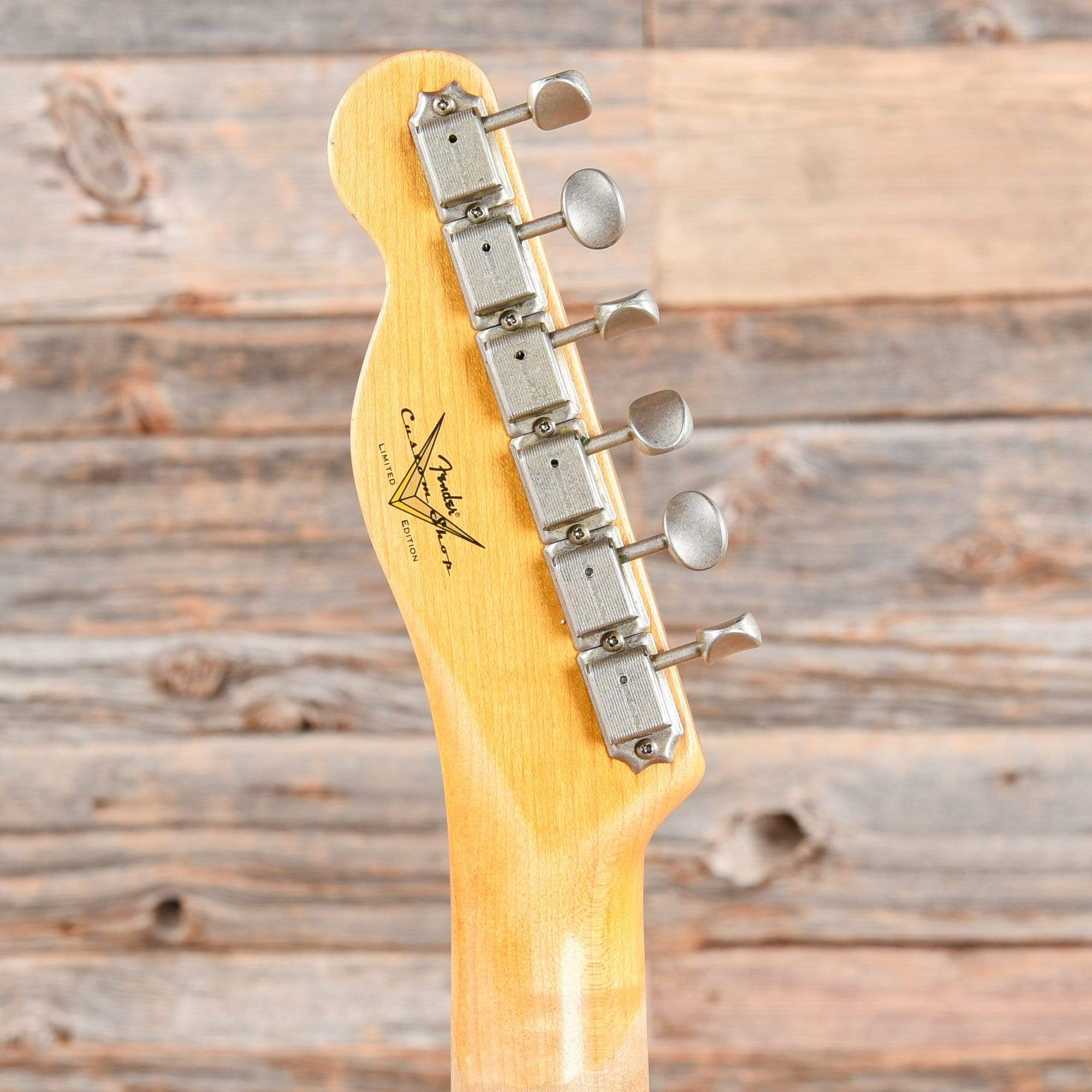 Fender Custom Shop 2019 Limited Roasted Pine Double Esquire Relic Aged Black 2018 Electric Guitars / Solid Body