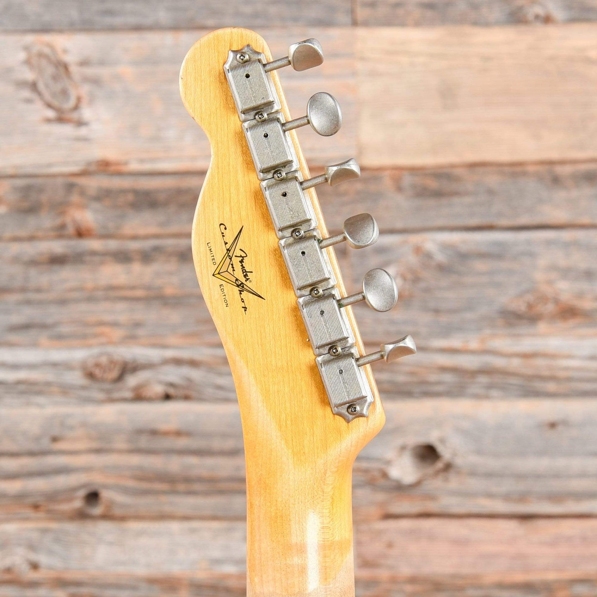 Fender Custom Shop 2019 Limited Roasted Pine Double Esquire Relic Aged Black 2018 Electric Guitars / Solid Body