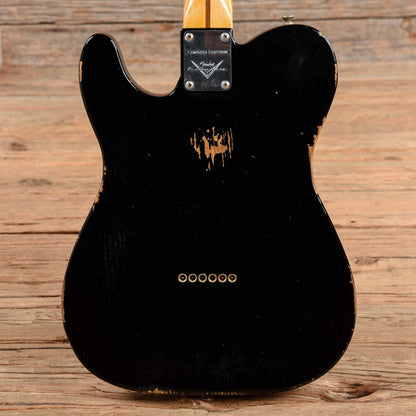Fender Custom Shop 2019 Limited Roasted Pine Double Esquire Relic Aged Black 2018 Electric Guitars / Solid Body