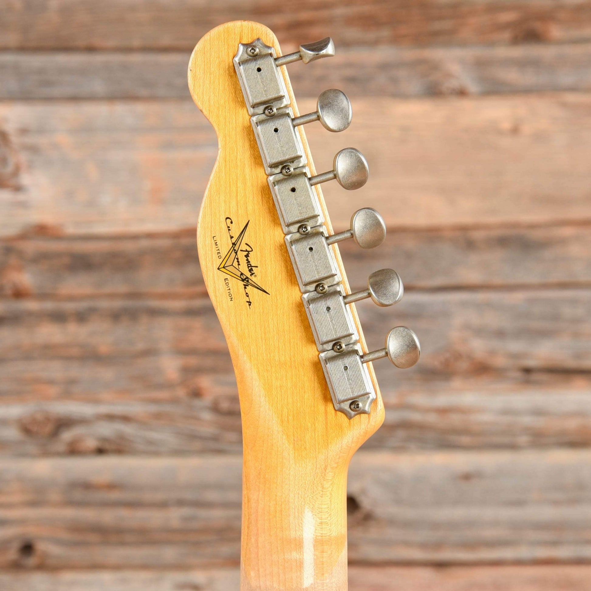 Fender Custom Shop 2019 Limited Roasted Pine Double Esquire Relic Aged Black 2018 Electric Guitars / Solid Body