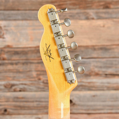 Fender Custom Shop 2019 Limited Roasted Pine Double Esquire Relic Aged Black 2018 Electric Guitars / Solid Body