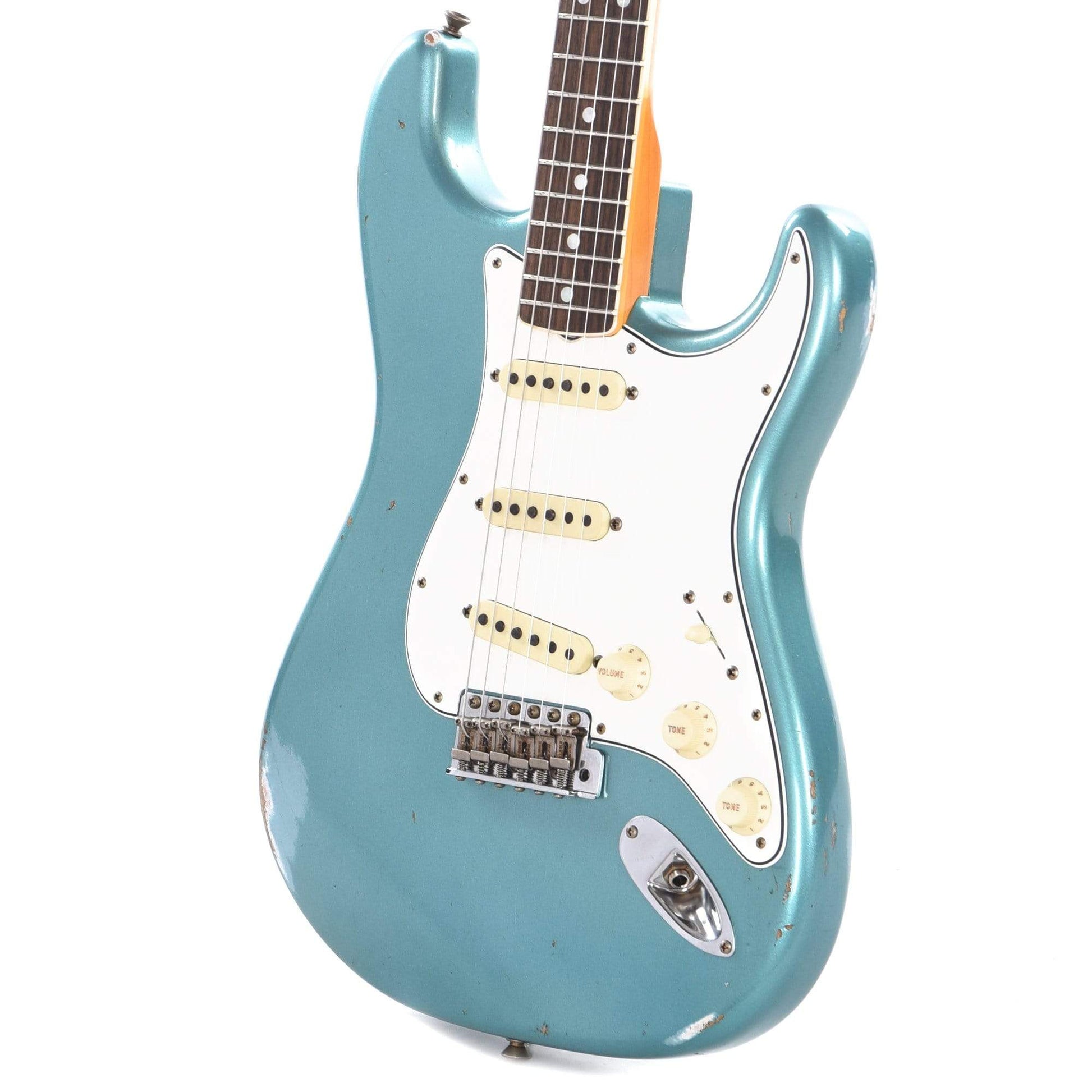 Fender Custom Shop 2019 Time Machine 1967 Stratocaster Relic Aged Ice Blue Metallic Electric Guitars / Solid Body