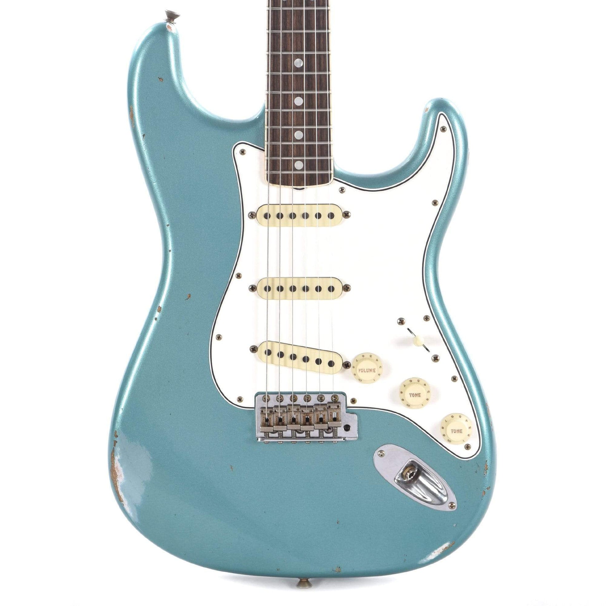 Fender Custom Shop 2019 Time Machine 1967 Stratocaster Relic Aged Ice Blue Metallic Electric Guitars / Solid Body