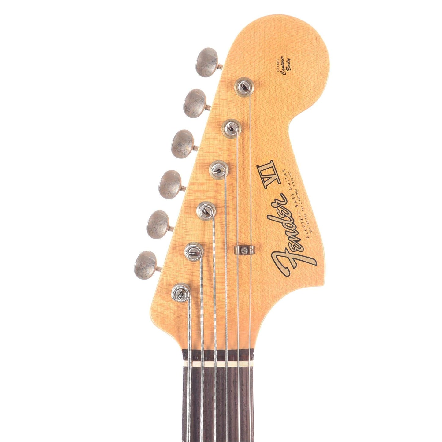 Fender Custom Shop 2020 Limited Edition 1964 Bass VI Journeyman Aged Dakota Red Electric Guitars / Solid Body