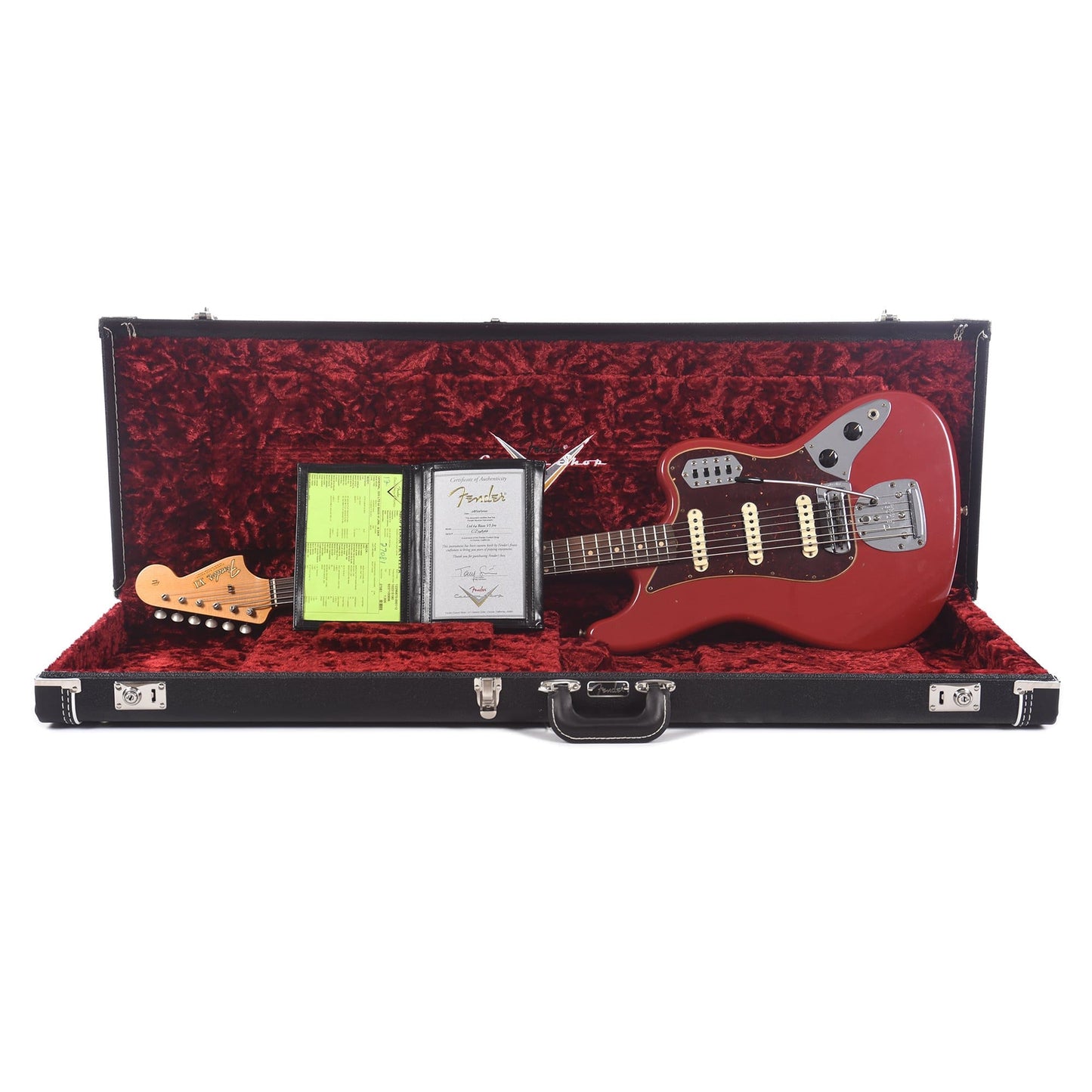 Fender Custom Shop 2020 Limited Edition 1964 Bass VI Journeyman Aged Dakota Red Electric Guitars / Solid Body