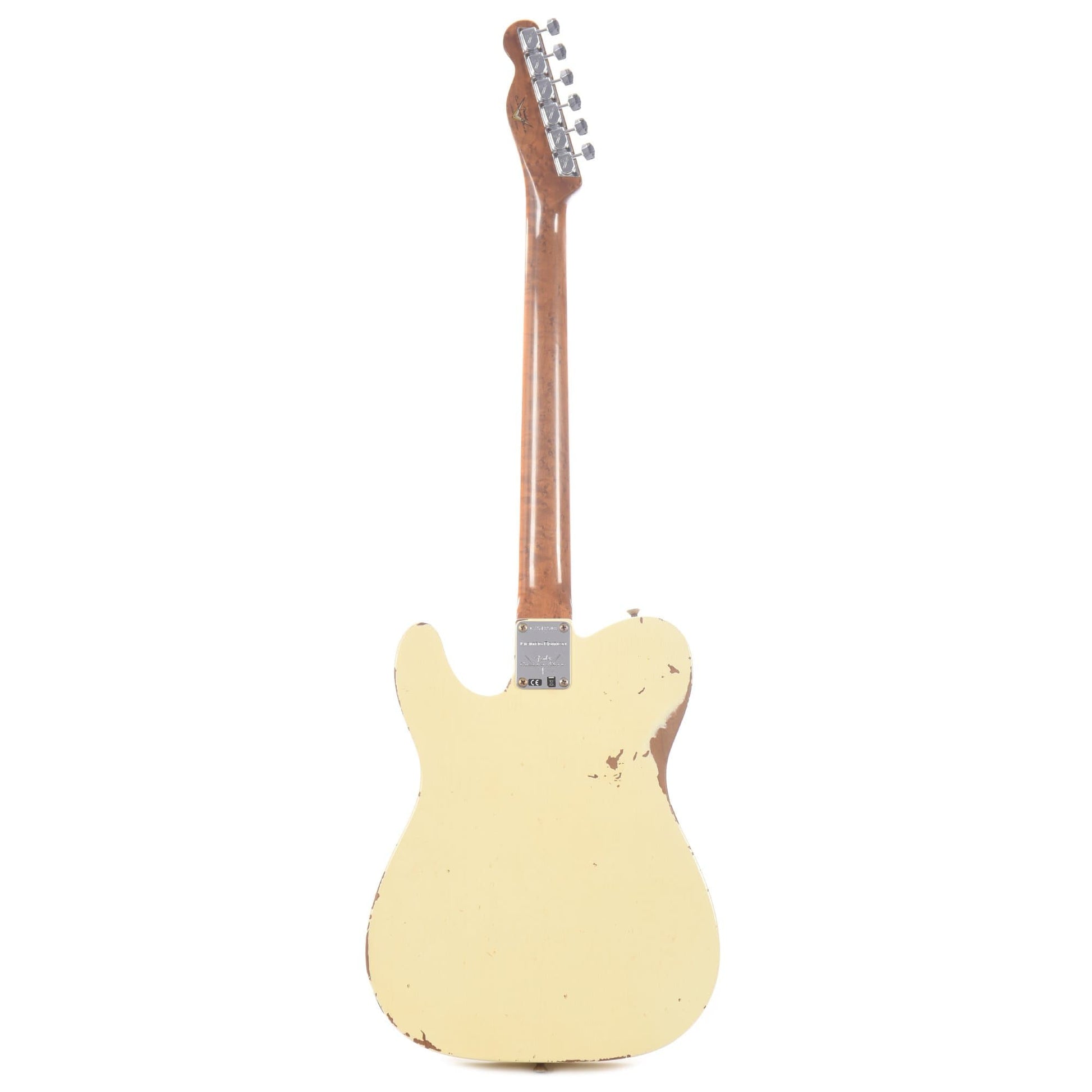 Fender Custom Shop 2020 Limited Edition 1969 Roasted Telecaster Relic Aged Vintage White w/Bigsby Electric Guitars / Solid Body
