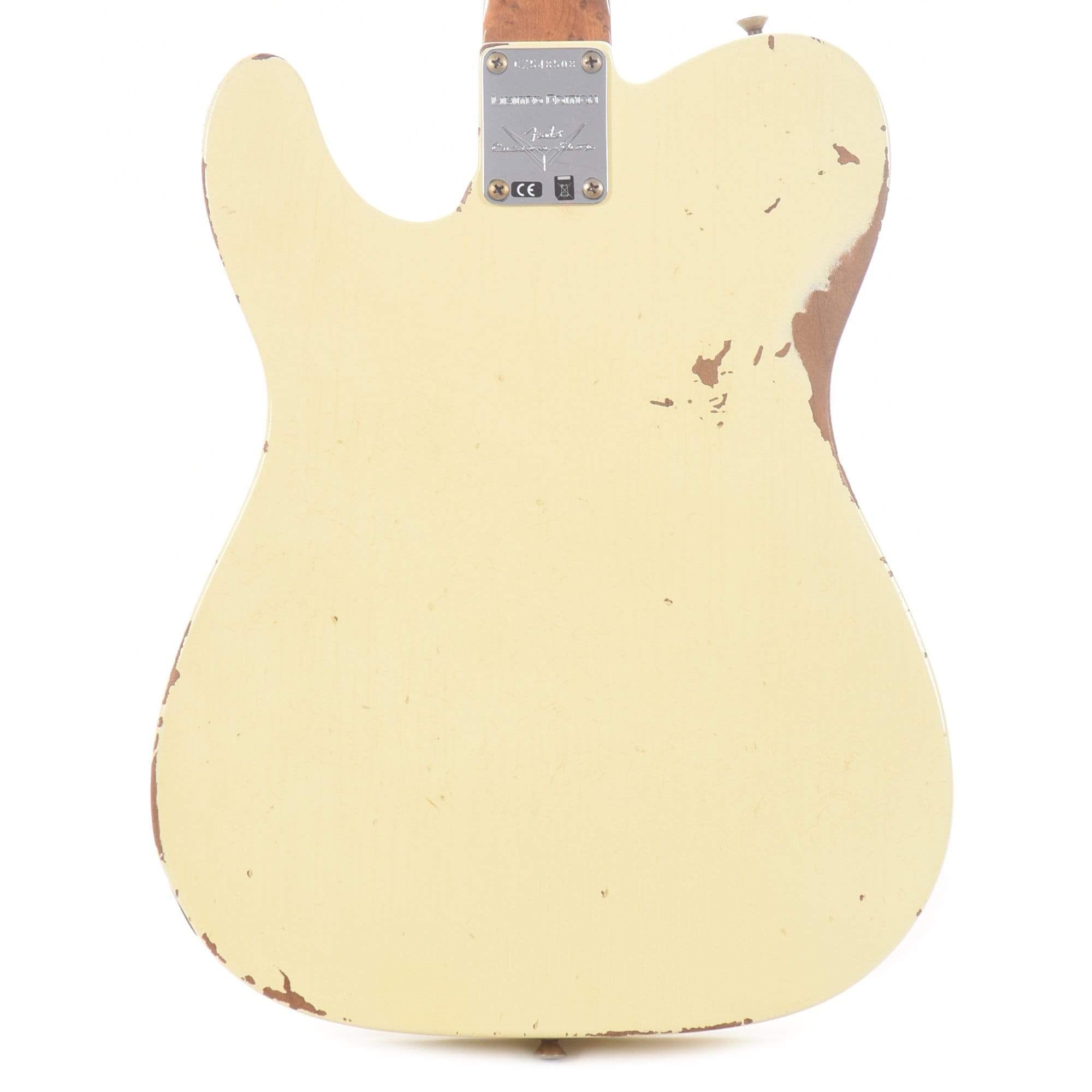 Fender Custom Shop 2020 Limited Edition 1969 Roasted Telecaster Relic Aged Vintage White w/Bigsby Electric Guitars / Solid Body