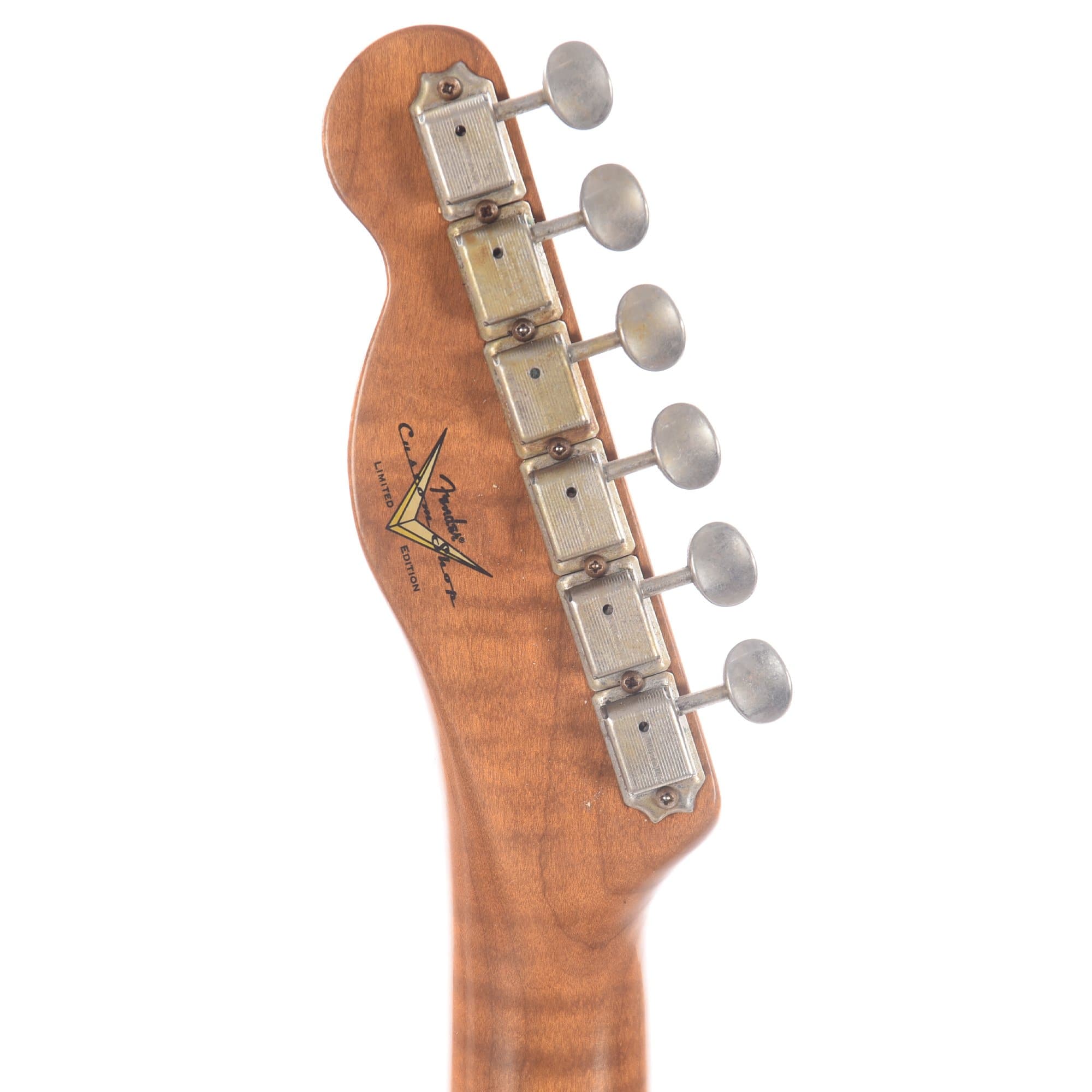 Fender Custom Shop 2020 Limited Edition P90 Mahogany Telecaster Journeyman Aged Firemist Gold Electric Guitars / Solid Body