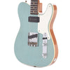 Fender Custom Shop 2020 Limited Edition P90 Mahogany Telecaster Journeyman Aged Firemist Silver Electric Guitars / Solid Body