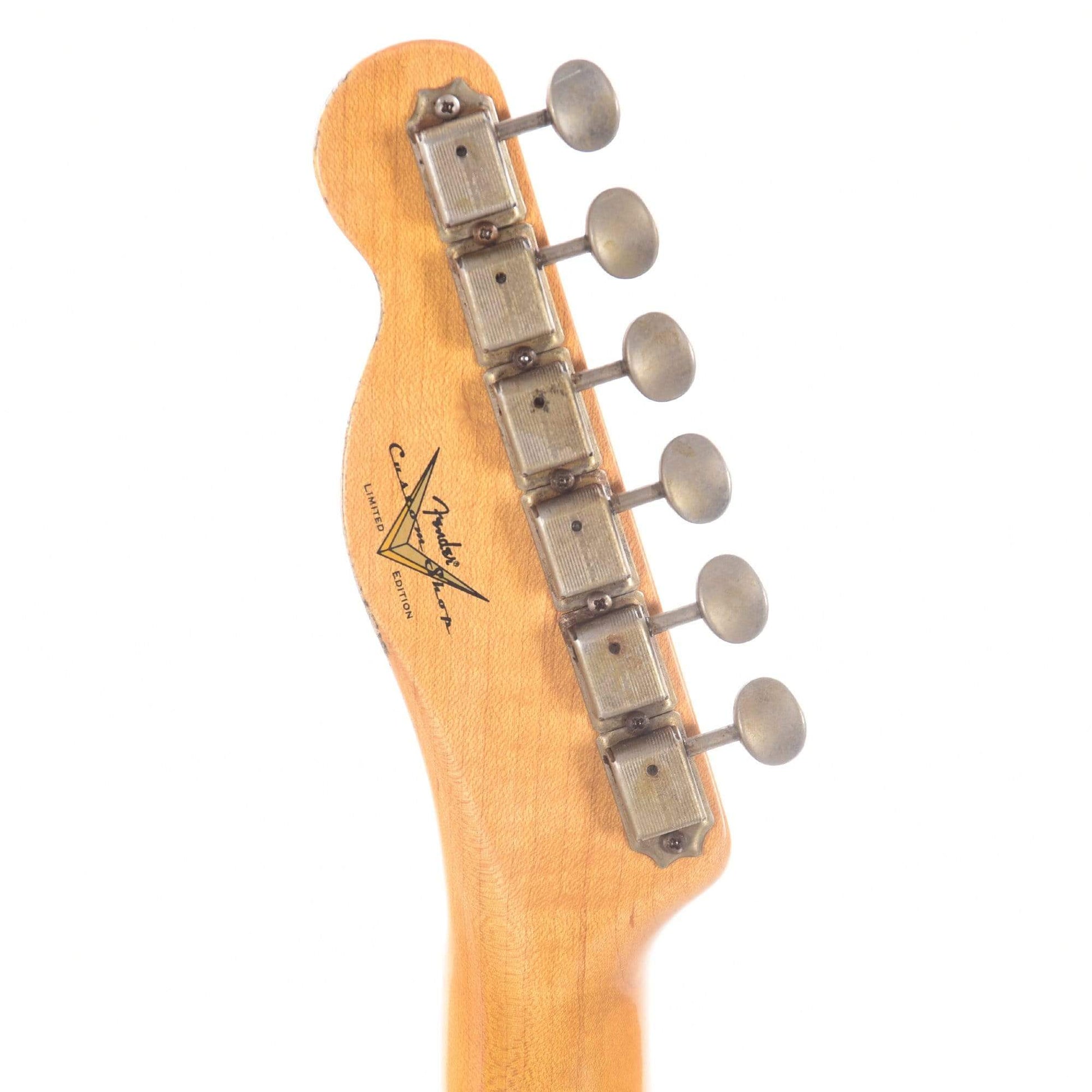 Fender Custom Shop 2020 Limited Edition Roasted Pine Double Esquire Relic Aged Black Electric Guitars / Solid Body