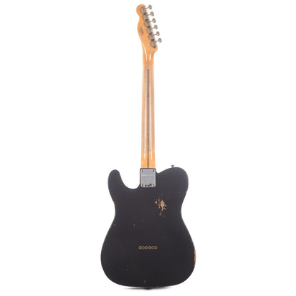 Fender Custom Shop 2020 Limited Edition Roasted Pine Double Esquire Relic Aged Black Electric Guitars / Solid Body