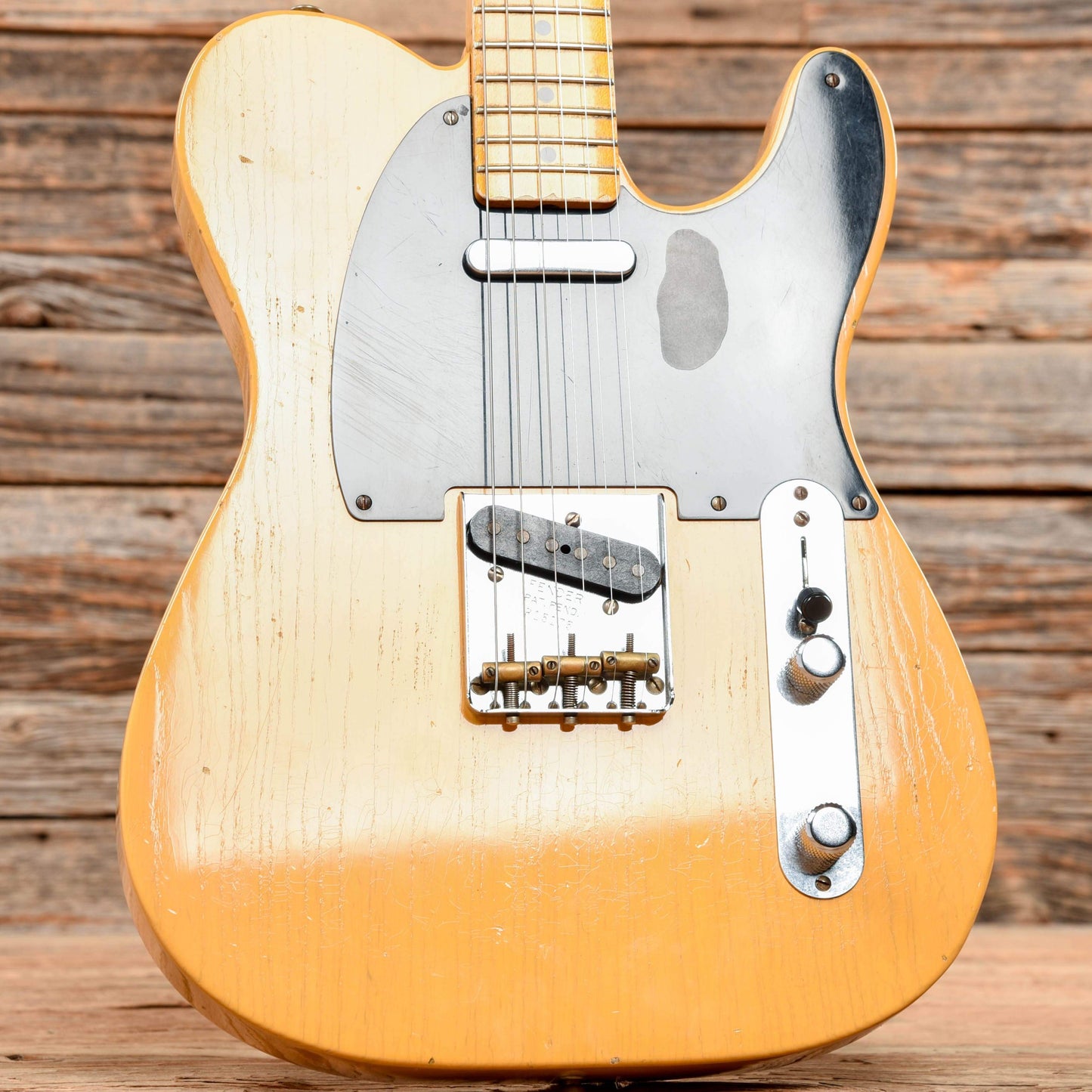 Fender Custom Shop 20th Anniversary Nocaster Relic Butterscotch Blonde 2015 Electric Guitars / Solid Body