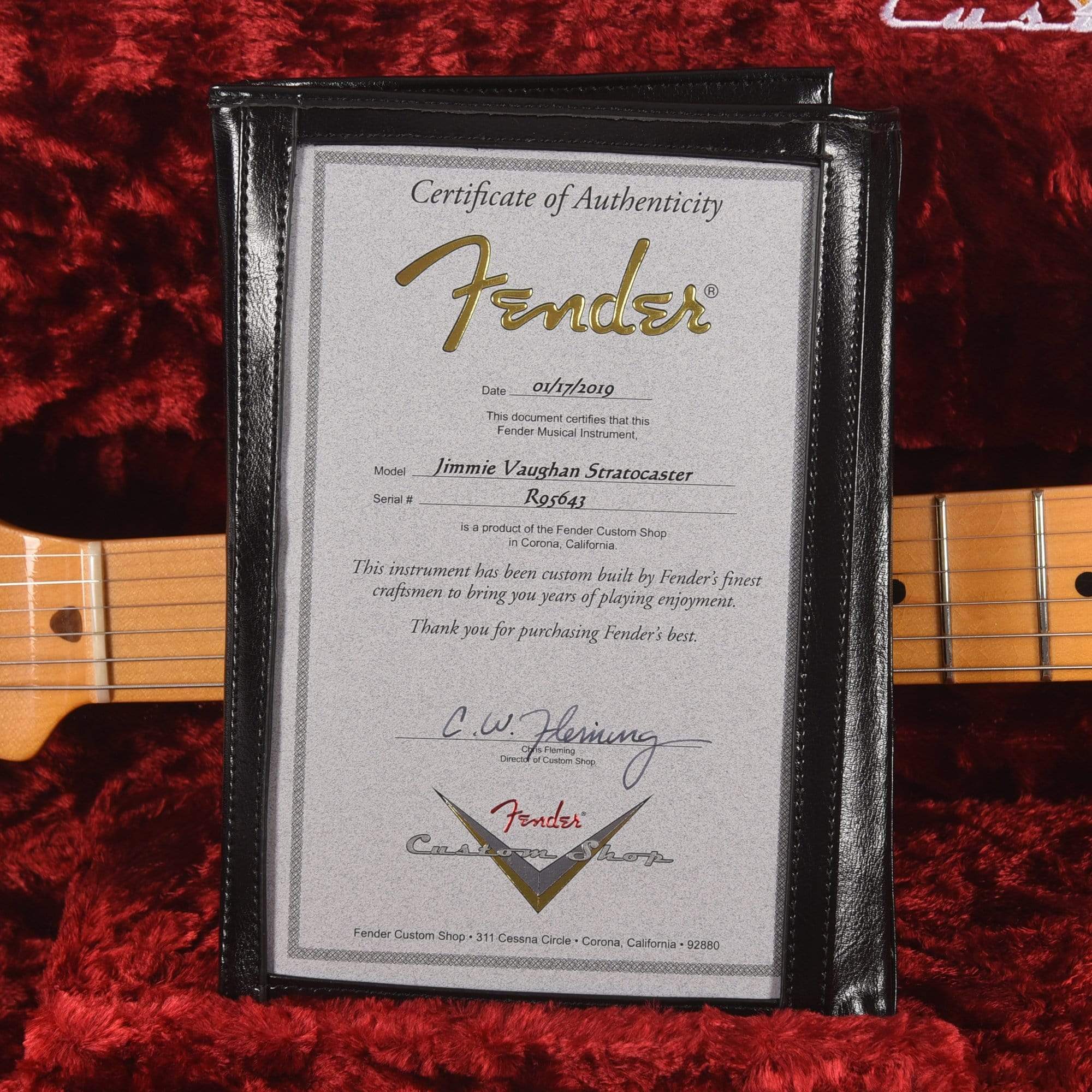 Fender Custom Shop 30th Anniversary Jimmie Vaughan Signature Stratocaster Wide Fade 2-Tone Sunburst Electric Guitars / Solid Body