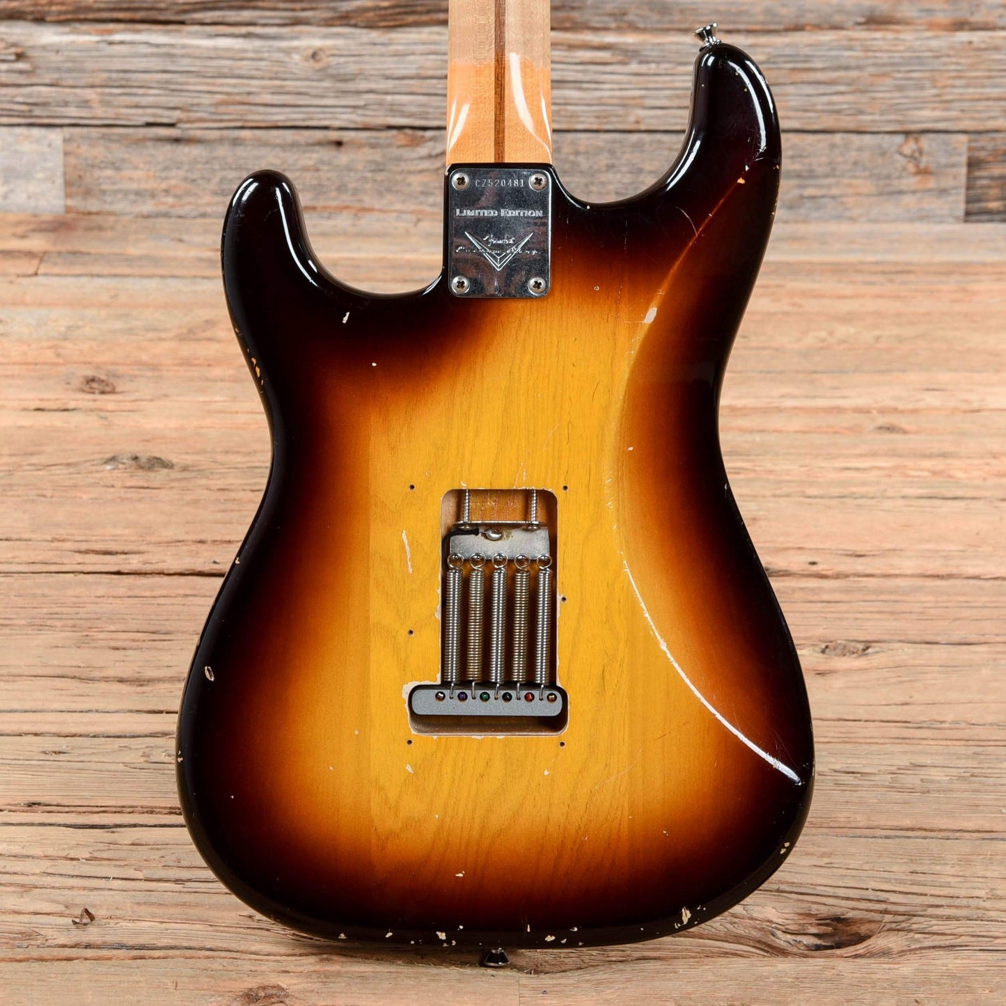 Fender Custom Shop '50s Duo-Tone Stratocaster Relic Sunburst 2012 Electric Guitars / Solid Body