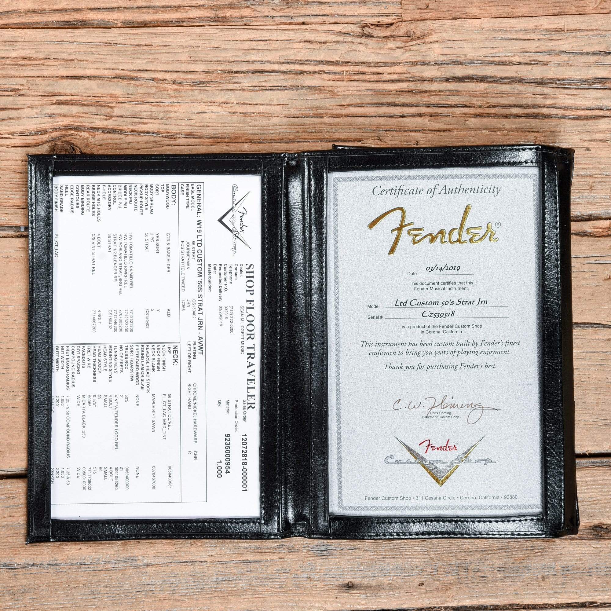 Fender Custom Shop '50s Stratocaster Journeyman Relic Aged Vintage White 2019 Electric Guitars / Solid Body