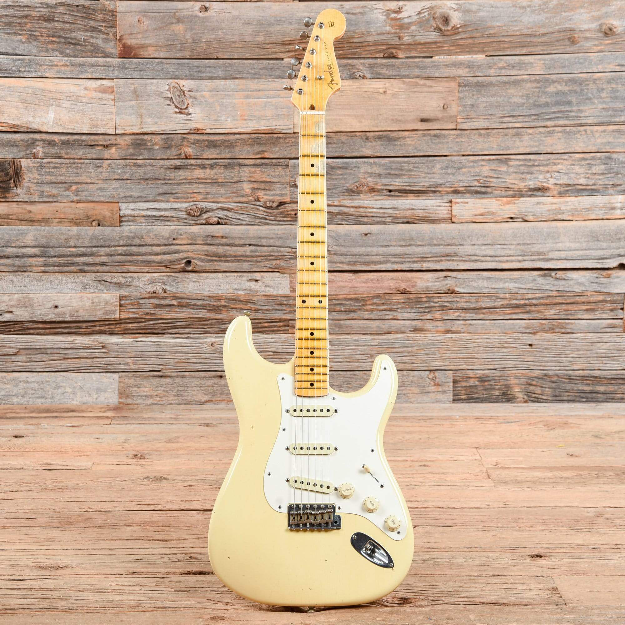 Fender Custom Shop '50s Stratocaster Journeyman Relic Aged Vintage White 2019 Electric Guitars / Solid Body