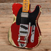 Fender Custom Shop 50s Vibra Telecaster Limited Edition Heavy Relic Candy Apple Red 2020 Electric Guitars / Solid Body