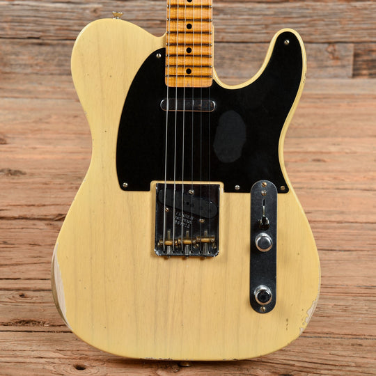 Fender Custom Shop '51 Nocaster Relic Blonde Electric Guitars / Solid Body